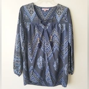 Calypso Royal Tunic Top - Women's size S